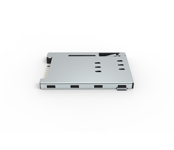 SIM卡座连接器细节展示图