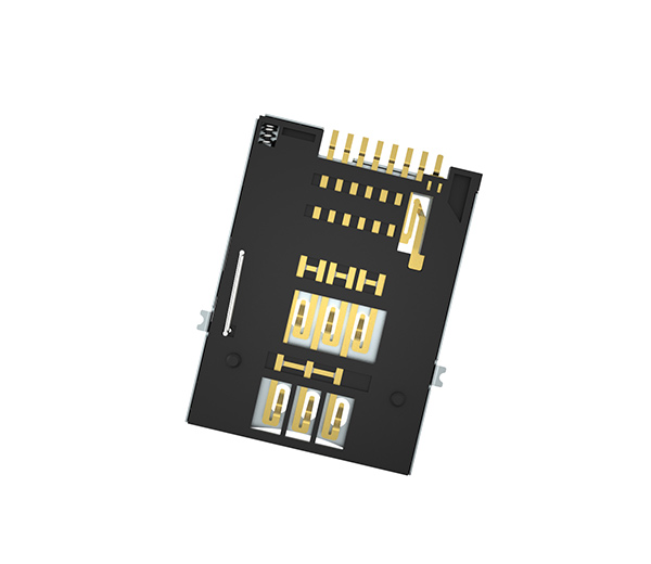 SIM卡座连接器细节展示图