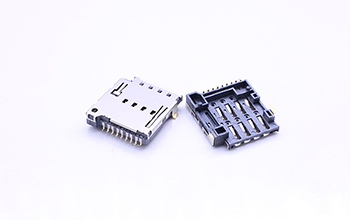 micro sim push h1.29自弹卡座连接器