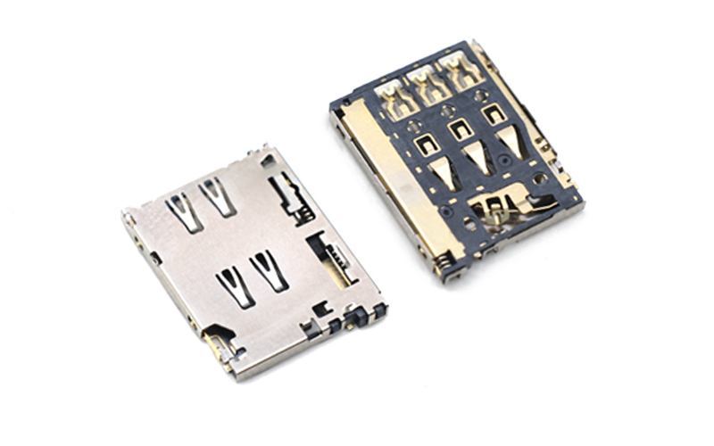 102324792- Nano SIM push H1.45自弹式卡座