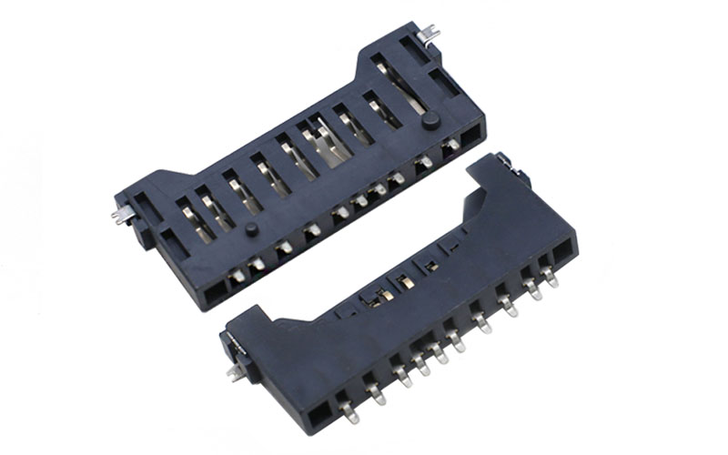 102014052-A SD 短体全塑卡座带29.4加长焊脚