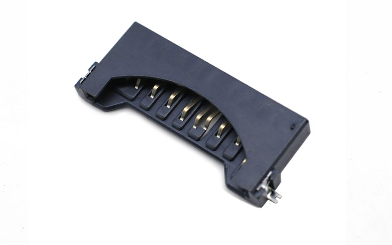 102014052-A SD 短体全塑卡座带29.4加长焊脚