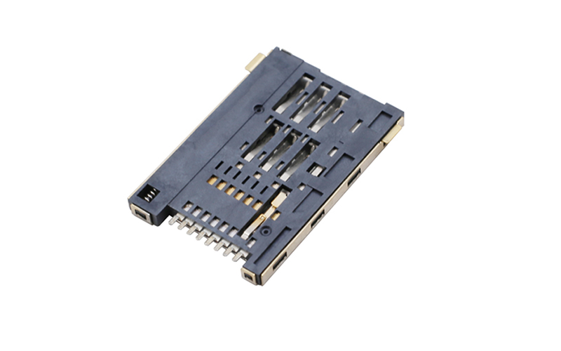 102031022-SIM PUSH自弹式卡座 6+2P H2.2卡槽 102031022-SIM PUSH自弹式卡座 6+2P H2.2卡槽