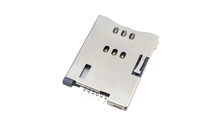 102152772-SIM PUSH卡座 H1.8 6PIN 笔记本电脑卡槽 102152772-SIM PUSH卡座 H1.8 6PIN 笔记本电脑卡槽