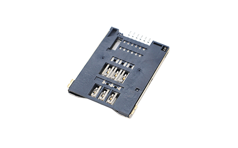 102152772-SIM PUSH卡座 H1.8 6PIN 笔记本电脑卡槽 102152772-SIM PUSH卡座 H1.8 6PIN 笔记本电脑卡槽