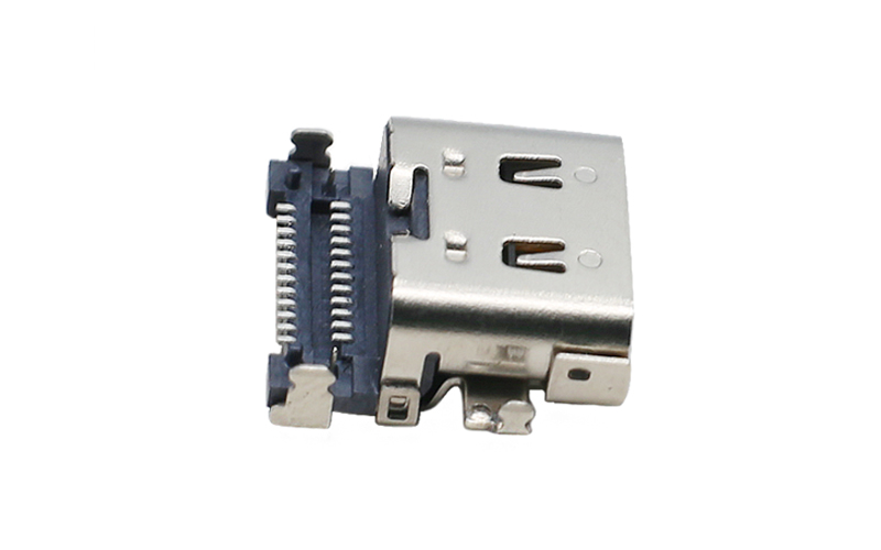 104036302-24P双排TYPE-C母座 40G快充母座 usb type-c连接器厂家