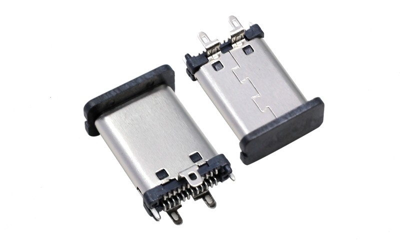 104012132-TYPE C 24PIN立式母座 智能穿戴母头 104012132-TYPE C 24PIN立式母座 智能穿戴母头