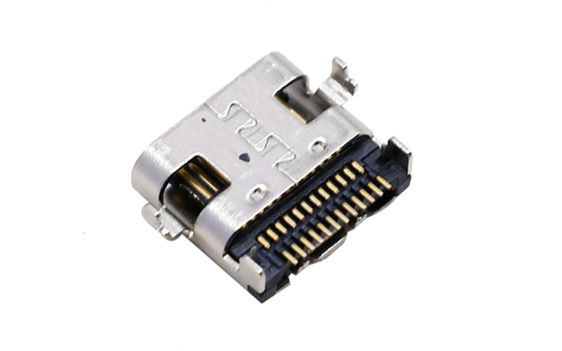 104315052- usb TYPE-C3.1 双排24p母座沉板0.8