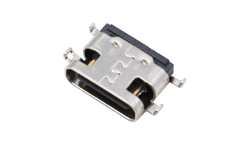104315152- usb type c单排16p母座 沉板2.1连接器 104315152- usb type c单排16p母座 沉板2.1连接器
