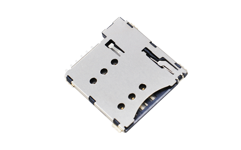 102032572-MICRO SIM6p h1.35自弹式卡座 102032572-MICRO SIM6p h1.35自弹式卡座