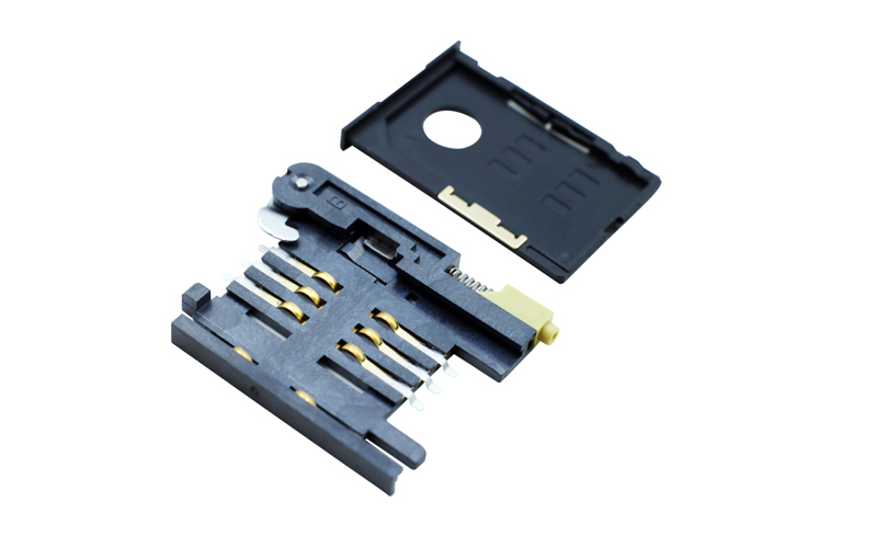 102154002-SIM卡座 6P 3.0H带卡托 102154002-SIM卡座 6P 3.0H带卡托