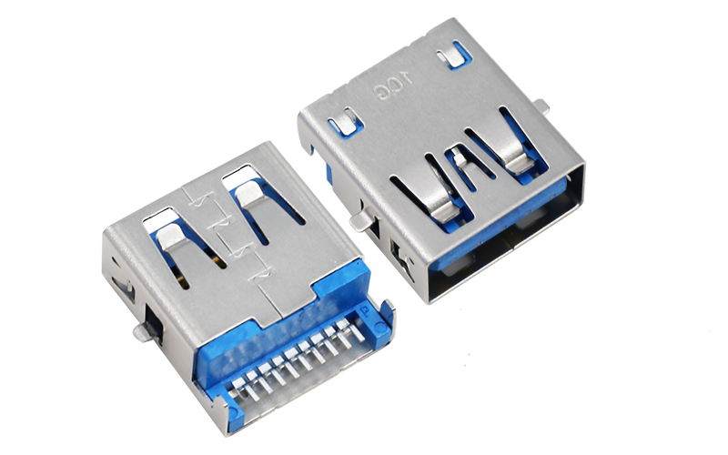 104016372-USB 3.1 高频过10G母座 沉板2.45