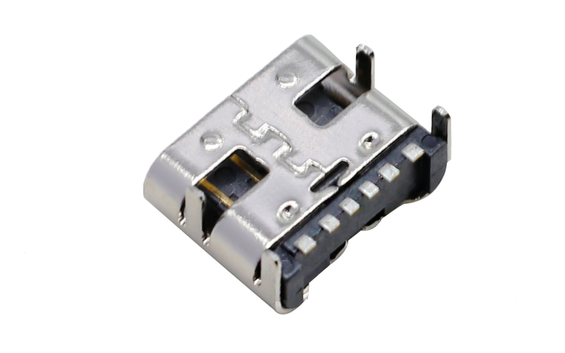 104012702-A usb TYPE-C 单排6P板上SMT L=6.8 104012702-A usb TYPE-C 单排6P板上SMT L=6.8