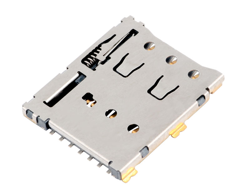 1.24nano SIM pushpush 卡卡座卡槽SIM卡插槽MS011 SIM卡槽卡槽供应商 1.24nano SIM pushpush 卡卡座卡槽SIM卡插槽MS011 SIM卡槽卡槽供应商