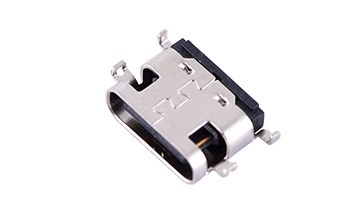 104313012- micro USB SMT 沉板0.8 四脚插板无翻边