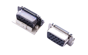 101411282-VGA slim 15 pin d-sub连接器